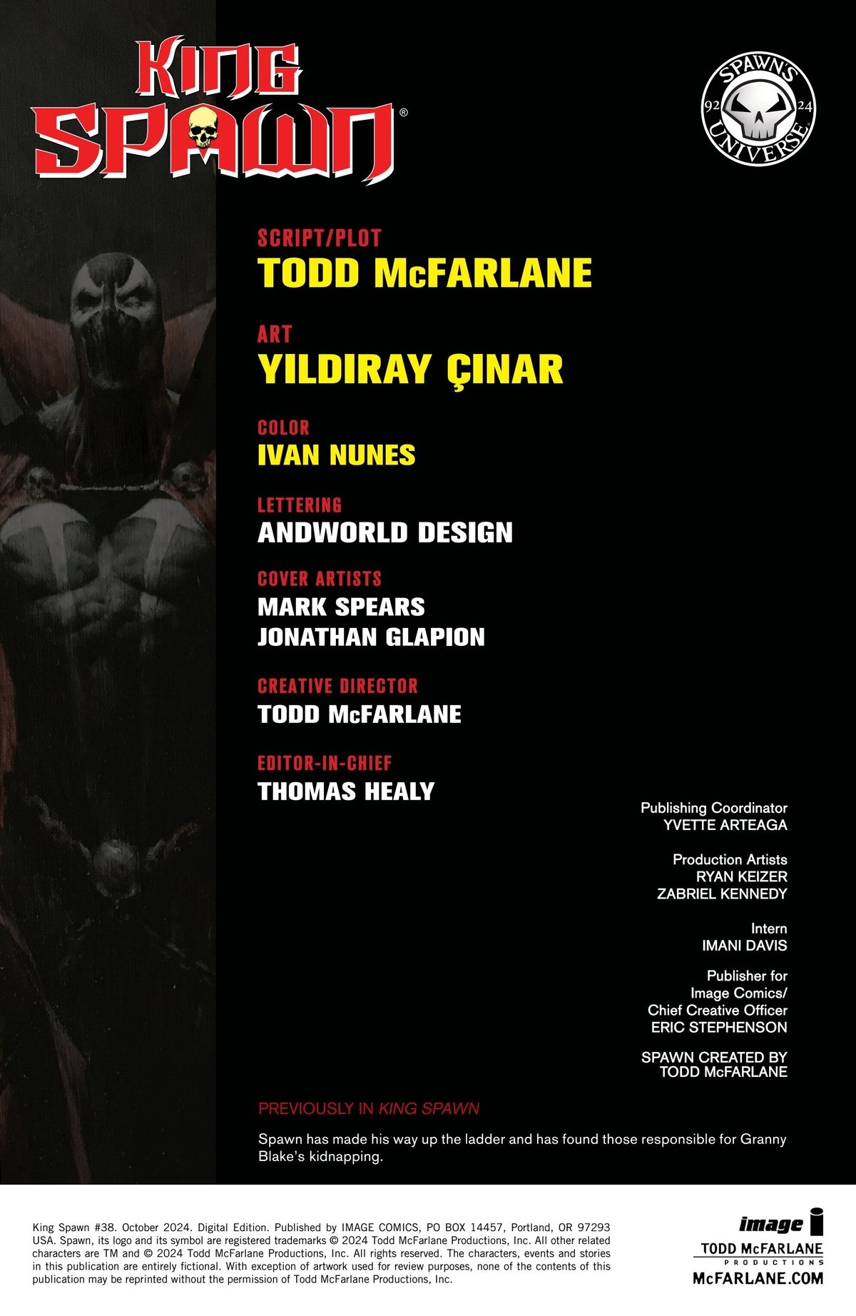 Read King Spawn 2021 EN Manga Online